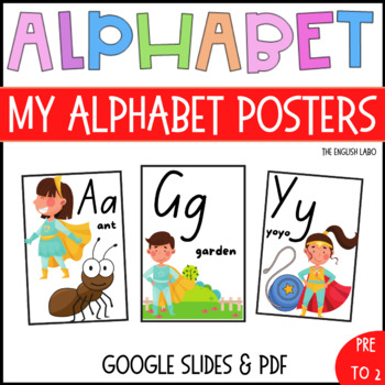 Preview of My Alphabet Posters/Flashcards