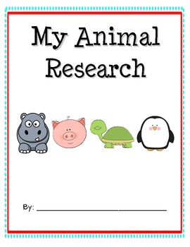 Preview of My Animal Research Graphic Organizer