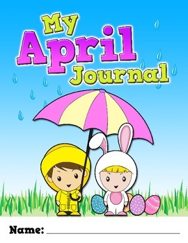 Preview of My April Journal, Prompt Questions, Smartboard, Writing