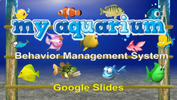 Preview of My Aquarium - Google Slides - Behavior Management - Distance Learning