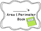 My Area and Perimeter Book (Printable Unit & Anchor Experi