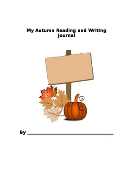 Preview of My Autumn Reading and Writing Journal