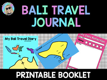 Preview of My Bali Travel Journal - Diary for Students Holidaying in Bali Indonesia