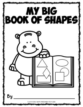 My Big Book of Shapes | Distance Learning by Gigi Smith | TpT