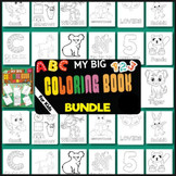 My Big Coloring Book Alphabet and Number