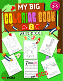 My Big Coloring Book Alphabet and Number
