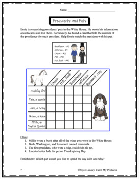 logic puzzles for second grade printable or google docs by catch my