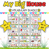 My Big House Vocabulary Flash Cards Bundle for PreK & Kind