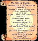 My Bill of Rights, Song and Lesson Packet, by History Tunes