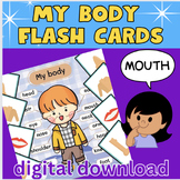 My Body Flashcards For Primary Learners