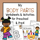 My Body Parts – Worksheets & Activities for Preschool & Pre-K