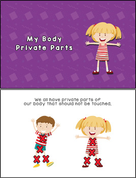 My Body Private Parts Social Story By Learning Geek TPT