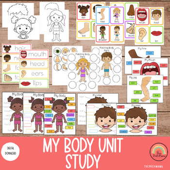 Preview of My Body Unit Study