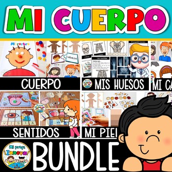 Preview of My Body in Spanish  BUNDLE - All About Me / El Cuerpo Humano