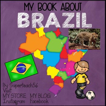 My Book About BRAZIL by Superteach56-Special Ed Spot | TPT