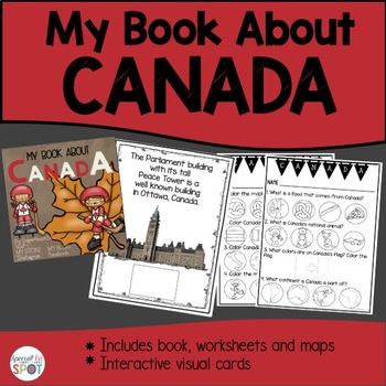Preview of My Country Interactive Book About CANADA