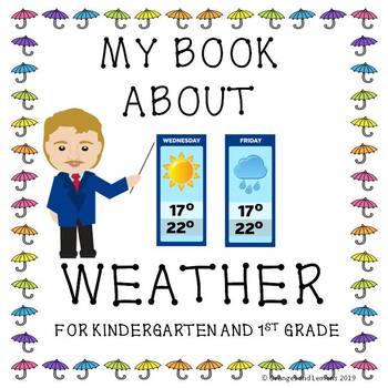Preview of My Book About Weather, Wall Chart and Worksheets