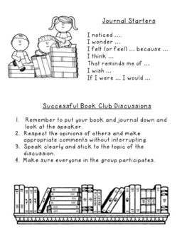 Guided Reading: Book Club Journal by Carol and Tina