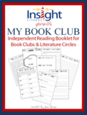 My Book Club Thinking Booklet for Book Clubs and Lit Circles