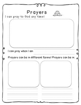 My Book about Prayers by The Mindful Classroom by Mrs Ho | TPT