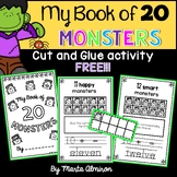 My Book of  20 MONSTERS {FREEBIE} {COUNTING TO 20}