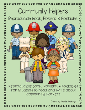 Preview of Community Helpers - Foldables, Book, & Posters