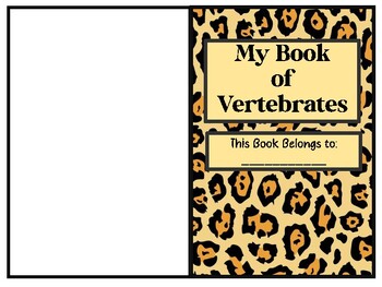 Preview of My Book of Vertebrates - Great supplement for programs such as CKLA!