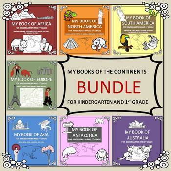 Preview of My Books of the Continents Bundle
