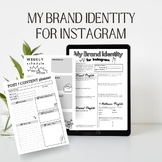 My Brand Identity for Instagram Planner / Editable Canva Template