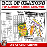 Summer School End of Year Activity Book