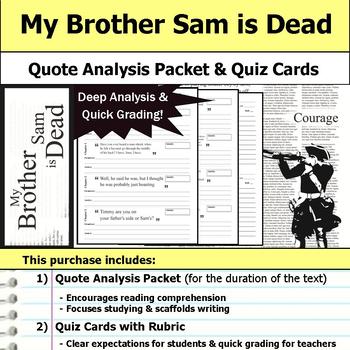 my brother sam is dead questions