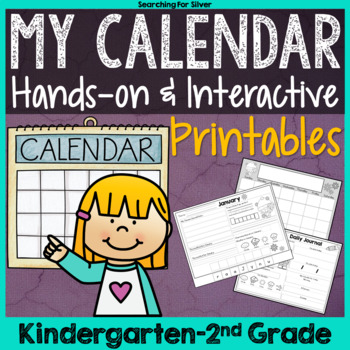 My Calendar Printables by Searching For Silver | TPT