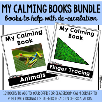 Preview of My Calming Books Bundle - 12 Books for De-Escalation