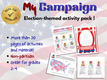 Preview of My Campaign -- Voting and Election Activity Sheets for Students