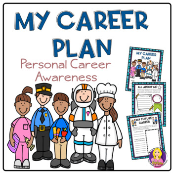 Preview of My Career Plan | Self Awareness Career Lesson Plan