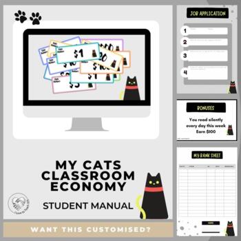 Preview of My Cats Classroom Economy System