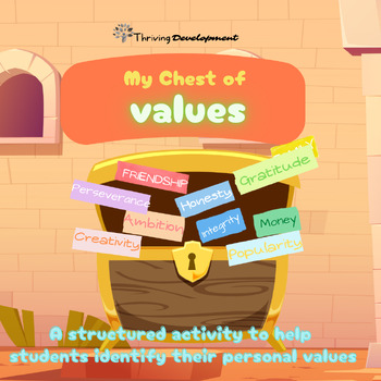 Preview of Personal Values Activity: Guidance Lesson & Small Group Self-Awareness Activity