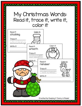 Christmas Letter Tracing Preschool Workbook for Kids Ages 3-5: Alphabet  Trace the Letters, Handwriting, & Sight Words Practice Book - The Best  Stockin (Paperback)