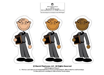 Preview of My Clergyman for Kids Multicultural Playset