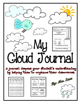 Preview of My Cloud Journal (For Elementary Students)