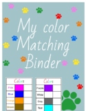 Color Matching busy WORK interactive Montessori ABA, OT,