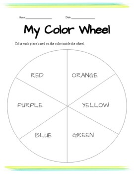 My Color Wheel by Art By MHM | TPT