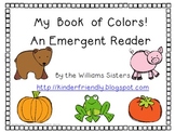 My Color Word Book ~ An Emergent Reader Freebie