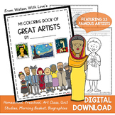 My Coloring Book of Great Artists | Preschool Primer