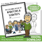 My Coloring Book of Inventors & Scientists