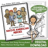 My Coloring Book of Native American Heroes | Native Americ