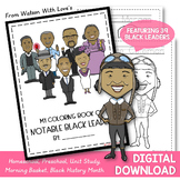 My Coloring Book of Notable Black Leaders | Black History Month