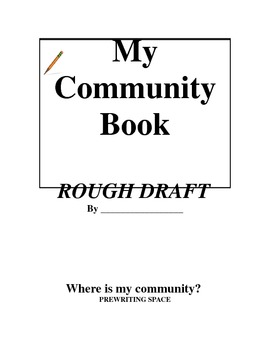 Preview of My Community Book Unit