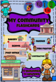 My Community - Vocabulary Flashcards