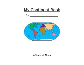Preview of My Continent Book